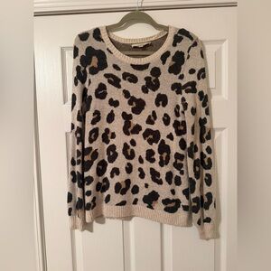 LOFT Leopard Sweater